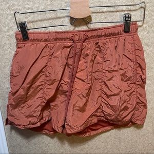 UO Crinkle Nylon Volley Shorts